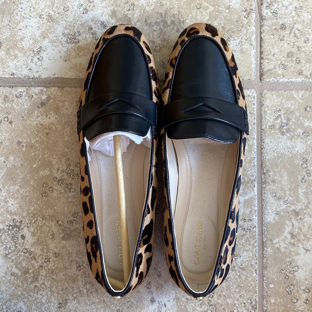 Brand new Cole Haan The Go-To Pearson Genuine Calf Hair Loafer, Size 9